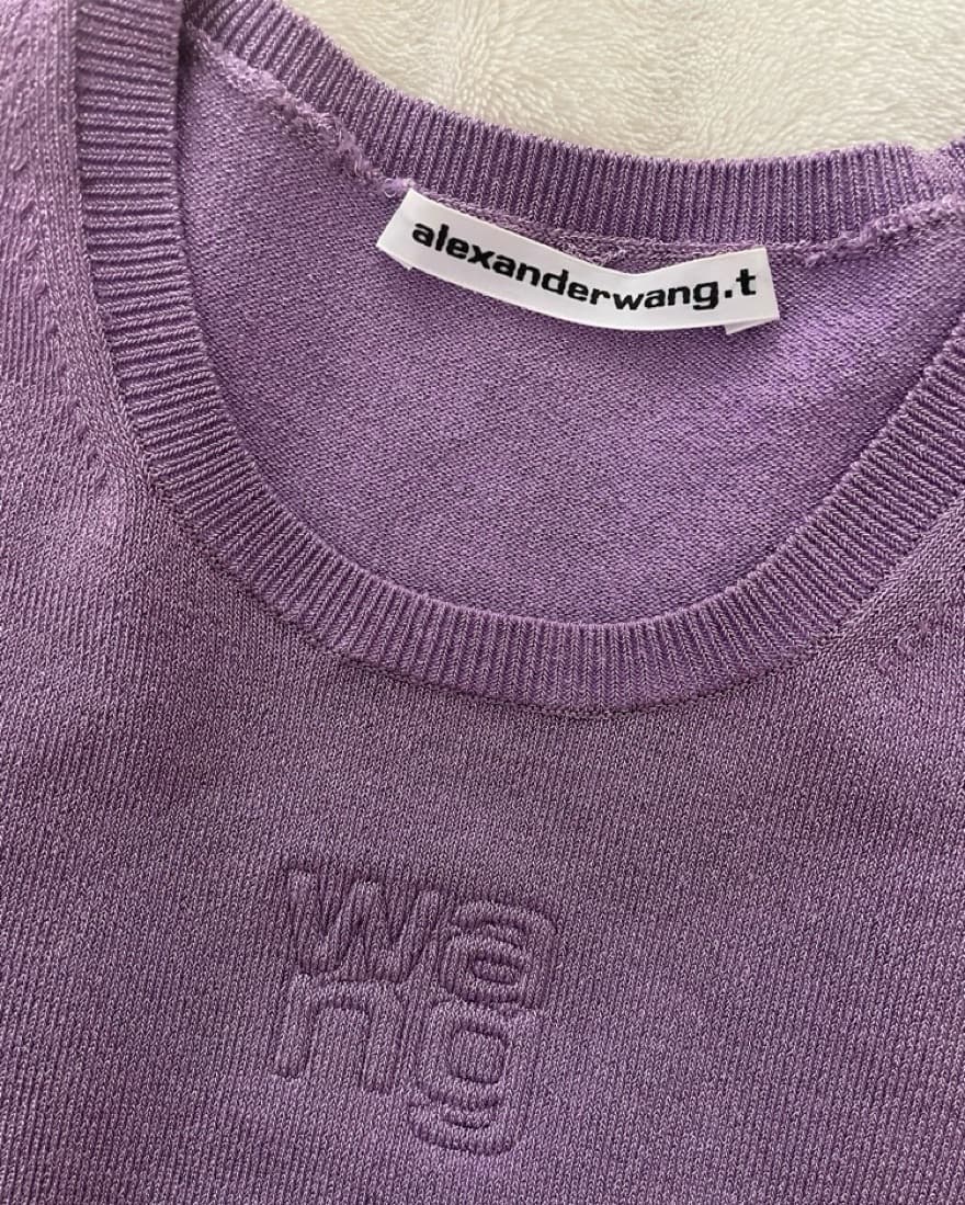 Wang Purple Unicorn Cropped Tank - Image 1