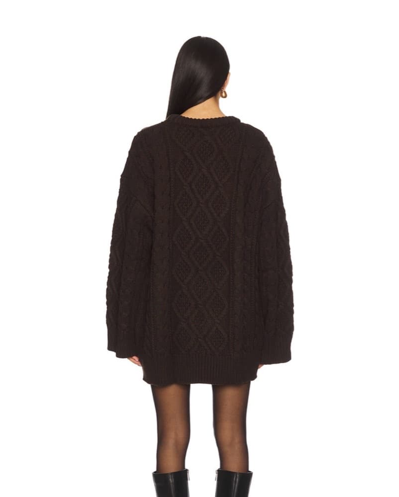 Brown Sweater Dress - Image 2