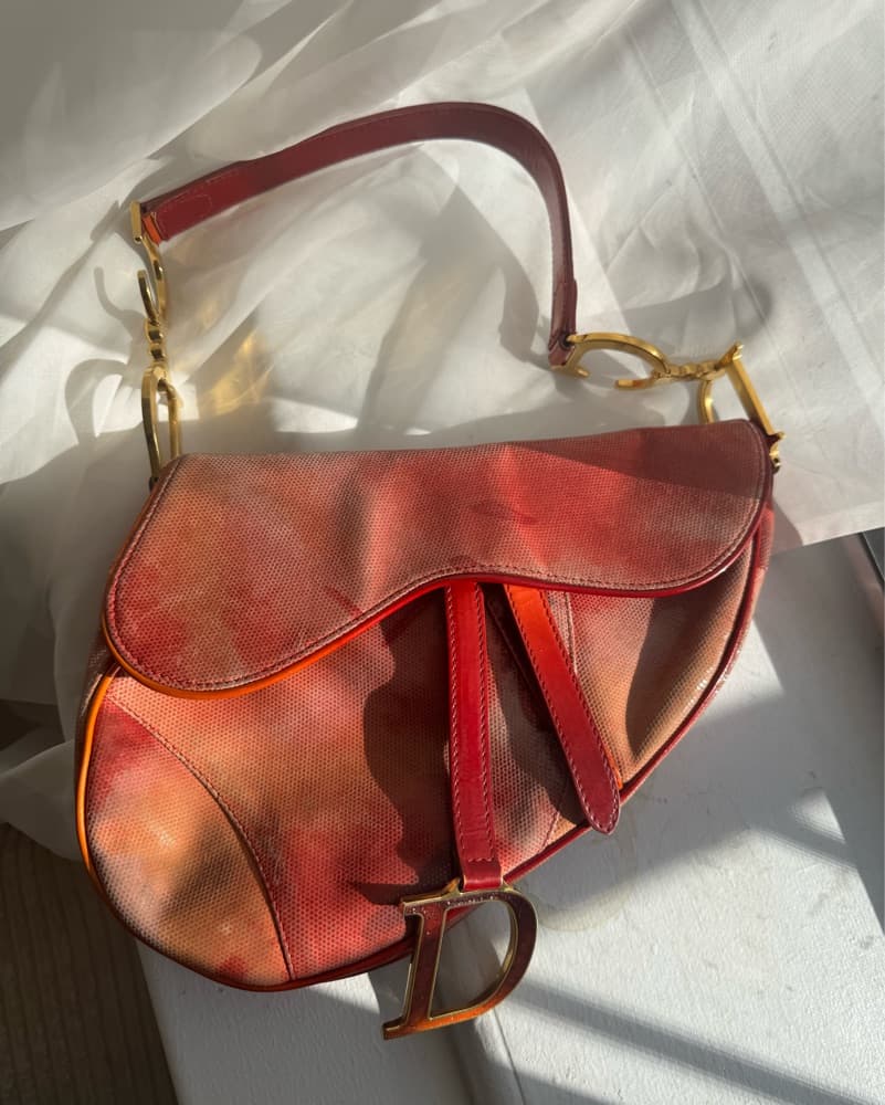 vintage dior saddle bag  - Image 1