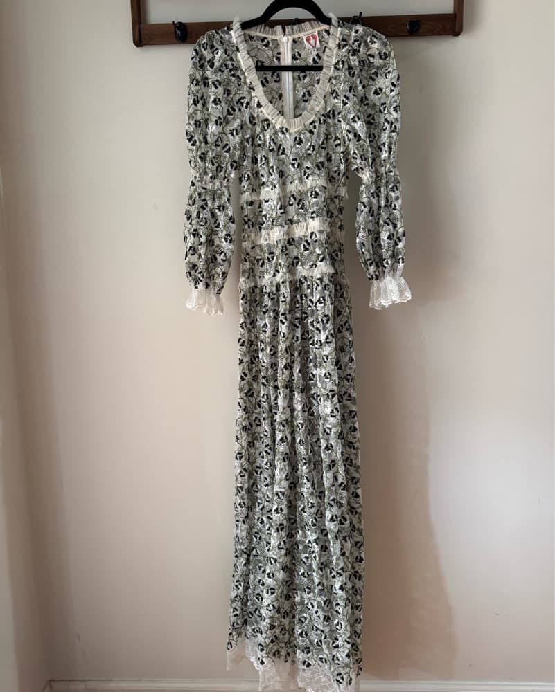 Shrimps Full Length Lace Dress  - Image 1