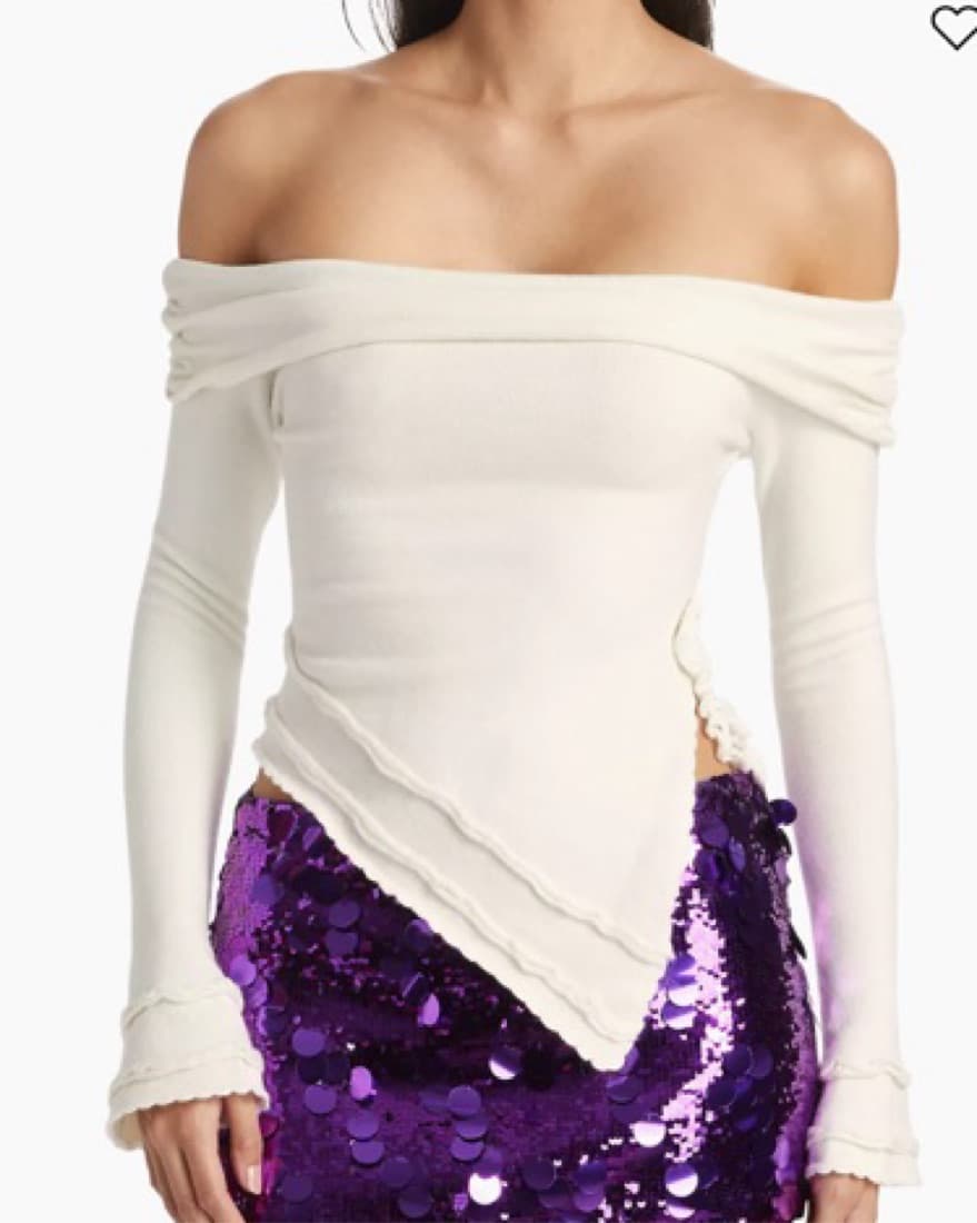 Guizio Soler Off-shoulder Knit - Image 1