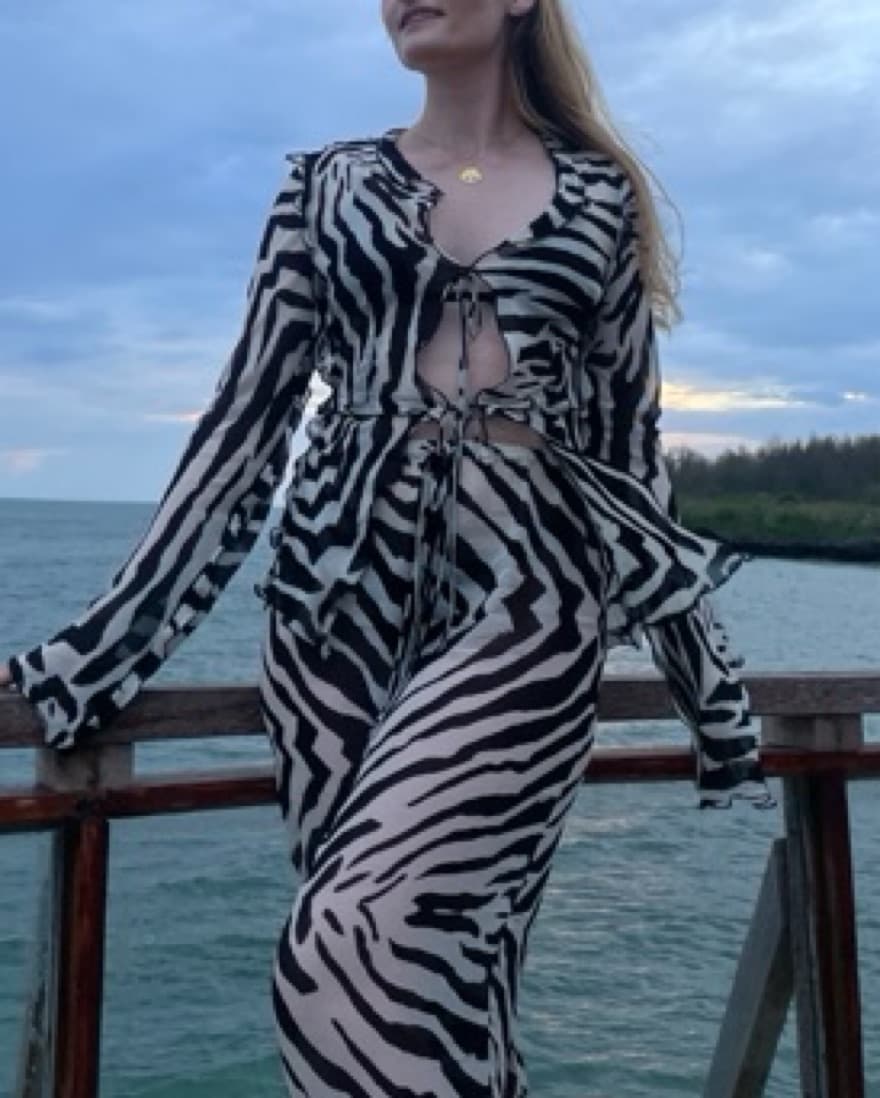RAT & BOA Zephyr Zebra Blouse  - Image 5