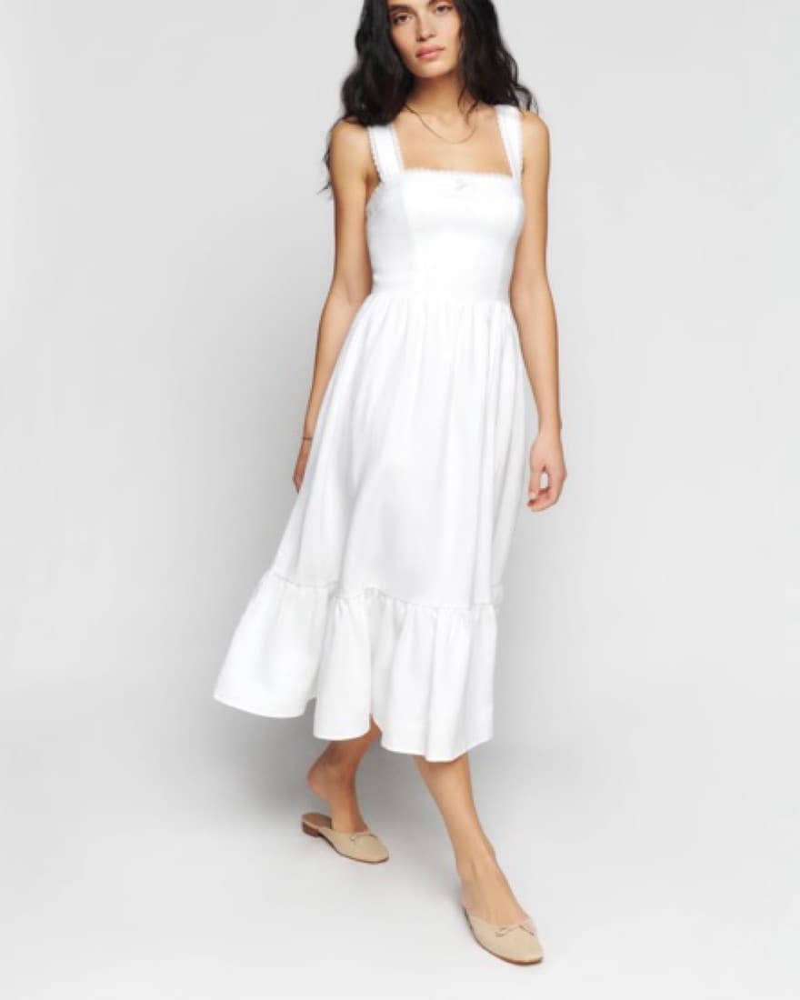 Reformation Linen Dress - Image 3