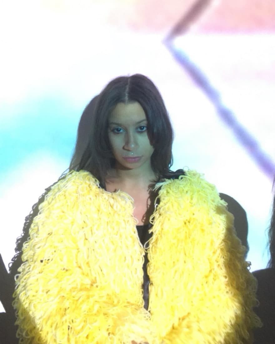 Fluffy yellow Jacket - Image 1