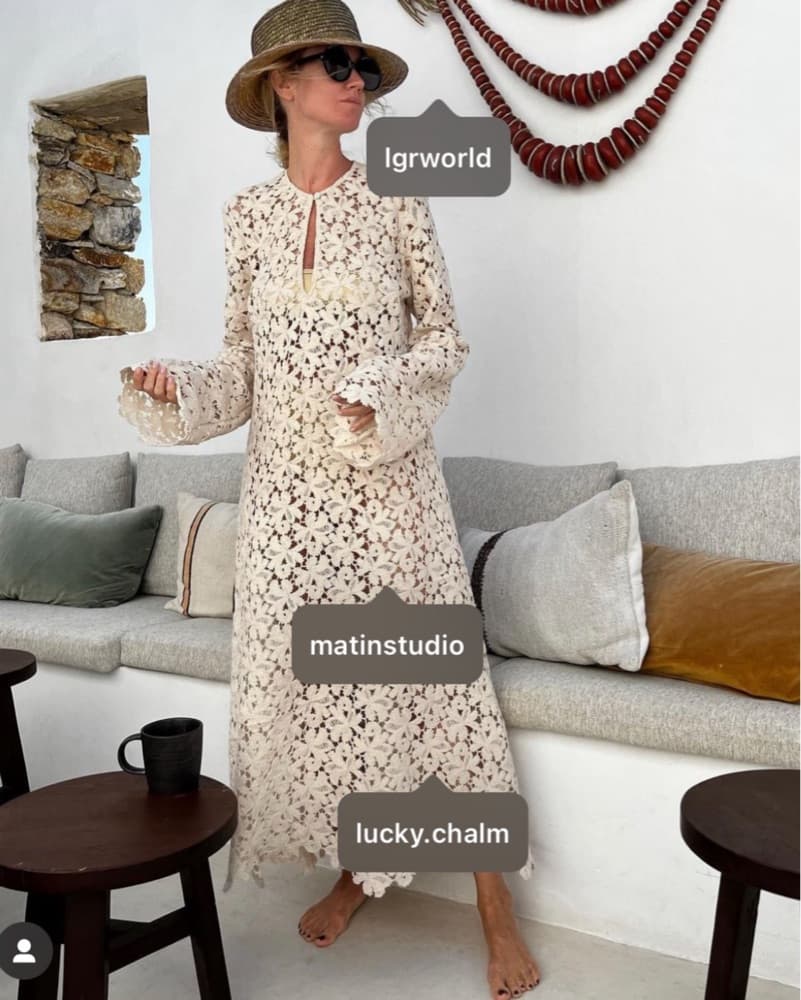 Matin Maxi Dress Cover Up M  - Image 1