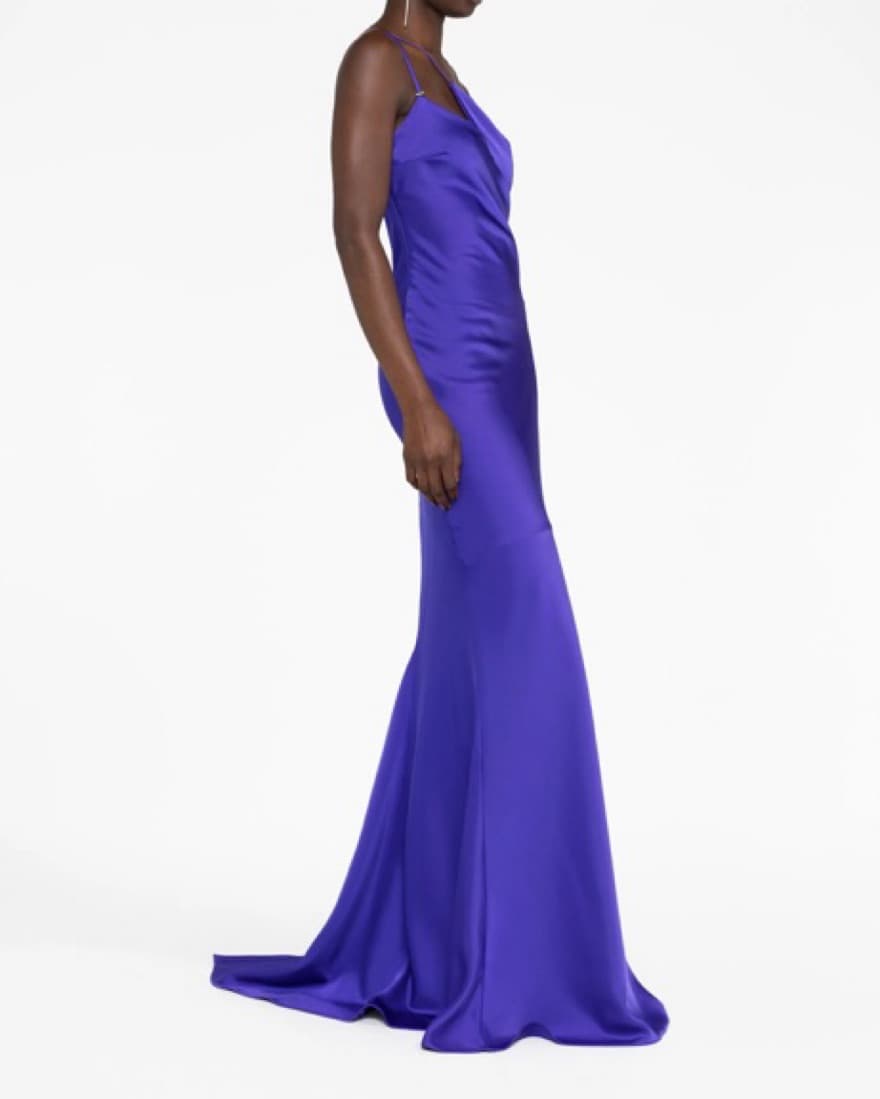 The Attico Melva Asymmetric Gown - Image 6