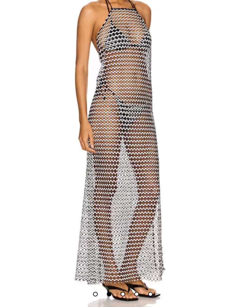 Peixoto Halter Cover-Up Dress - Image 2