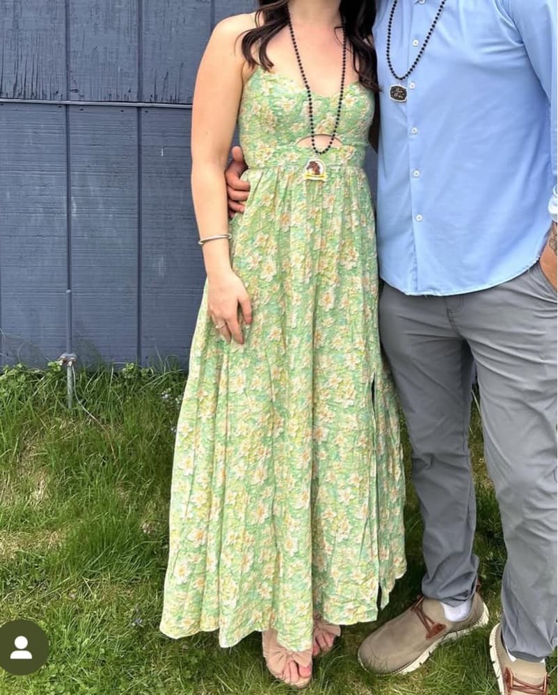 Floral Cut Out dress - Image 2