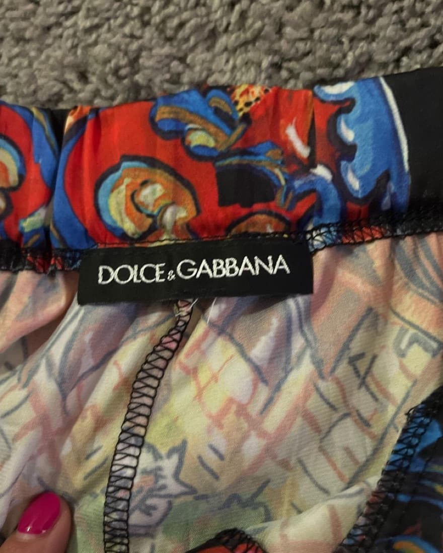 Dolce & Gabbana Silk Tank & Pants Set - Image 6