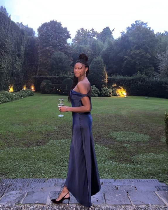 Slip Maxi Dress With Asymmetrical Hem - Image 4