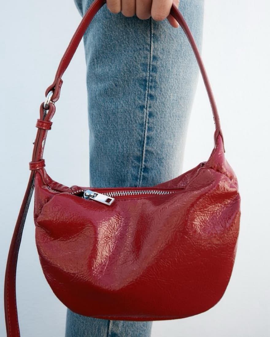 Ruched Shoulder Bag  - Image 3