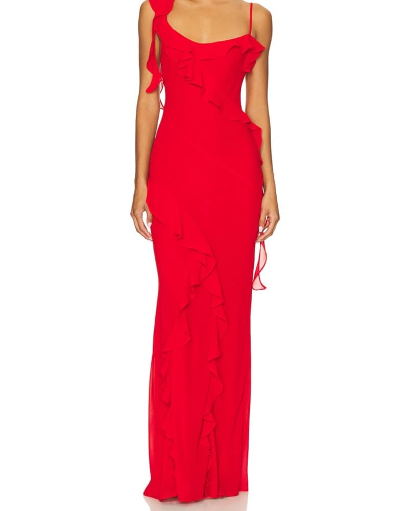 MAJORELLE Red Dress  - Image 3
