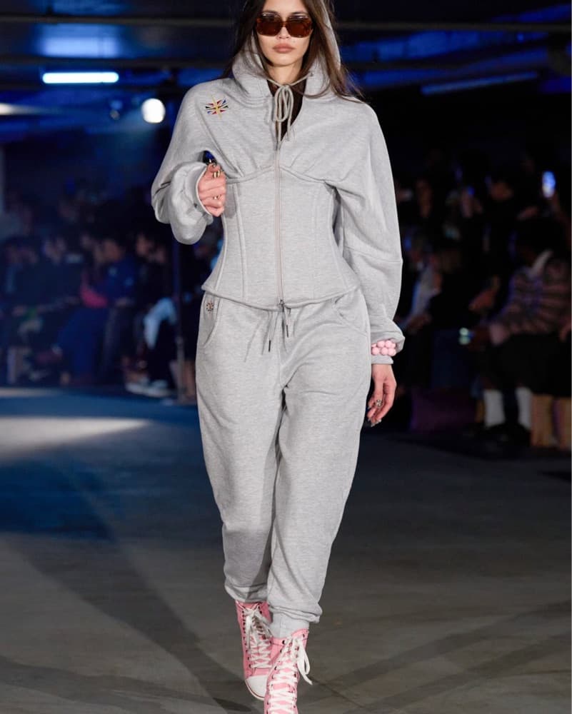 Sinead Gorey Cotton Jersey Corset Hoodie - Image 3