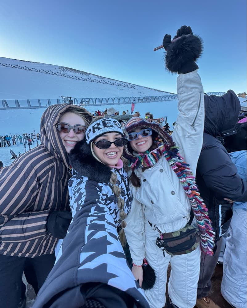 Vintage White/ Ivory Ski Suit - Image 1