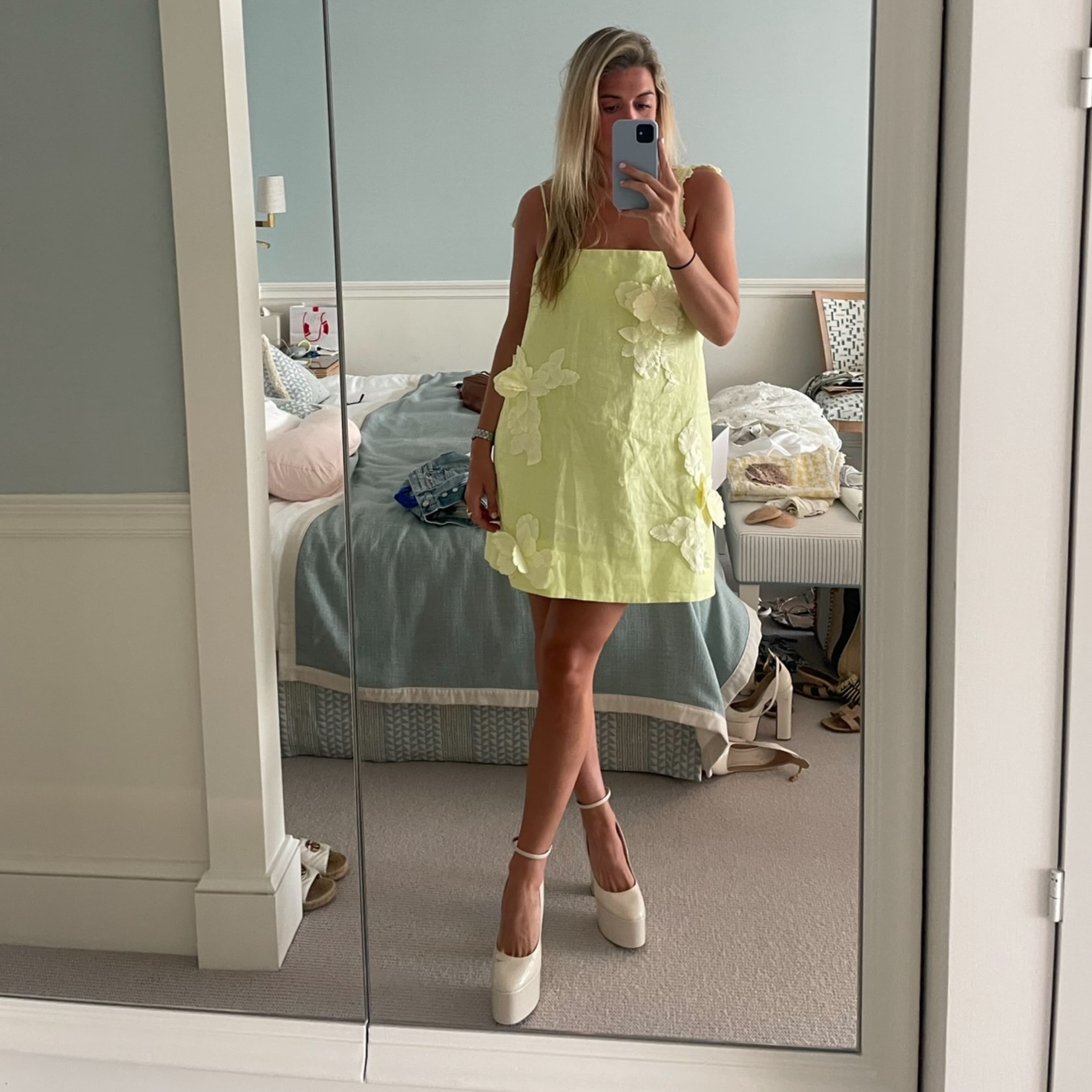 Zimmermann High Tide Flower Mini Dress - Image 2