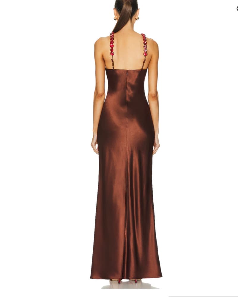 Staud Brown Dress - Image 2