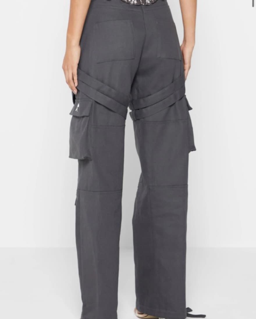 Strap Detail Cargo Pants - Image 3