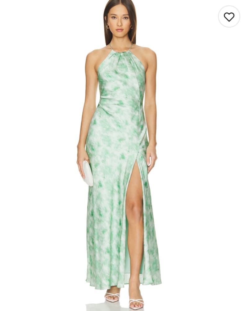ASTR Elynor Dress In Green - Image 1