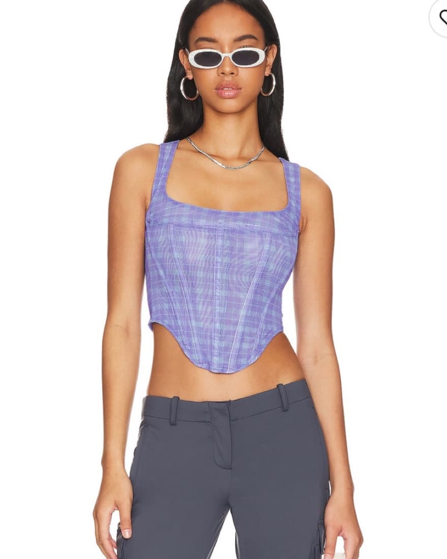 Miaou Corset Top Worn Once - Image 2