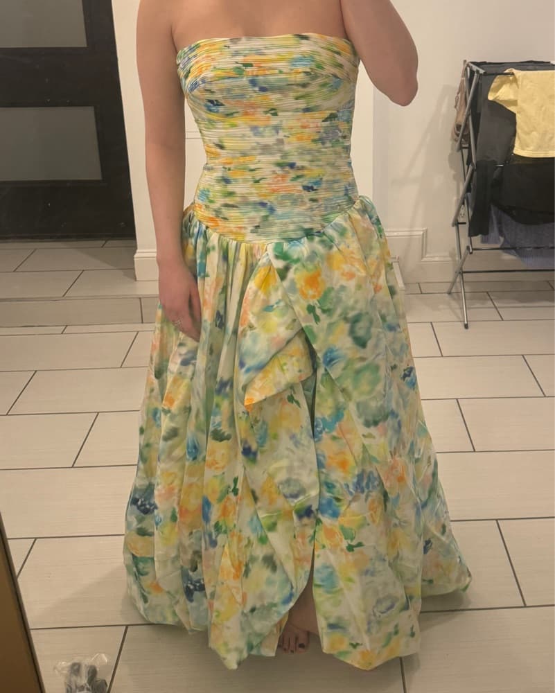 Aje Floral Drop Waist Gown - Image 3