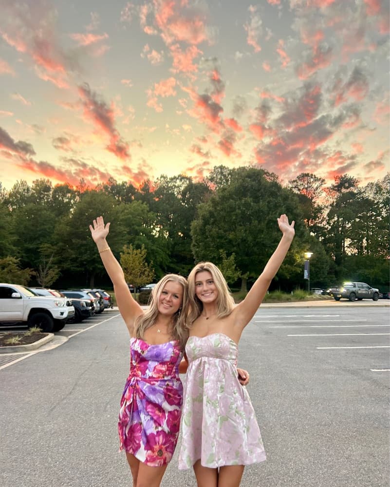 Vibrant Floral Dress - Image 1