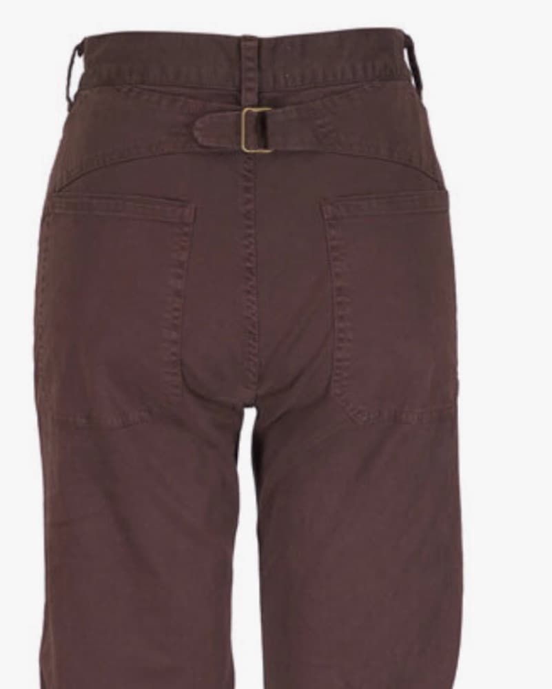 Brown nili Lotan Straight Tibault Pant - Image 3
