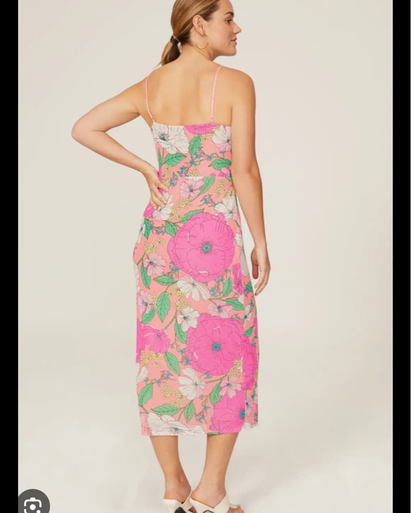 AFRM Simona Mesh Midi Dress - Image 2