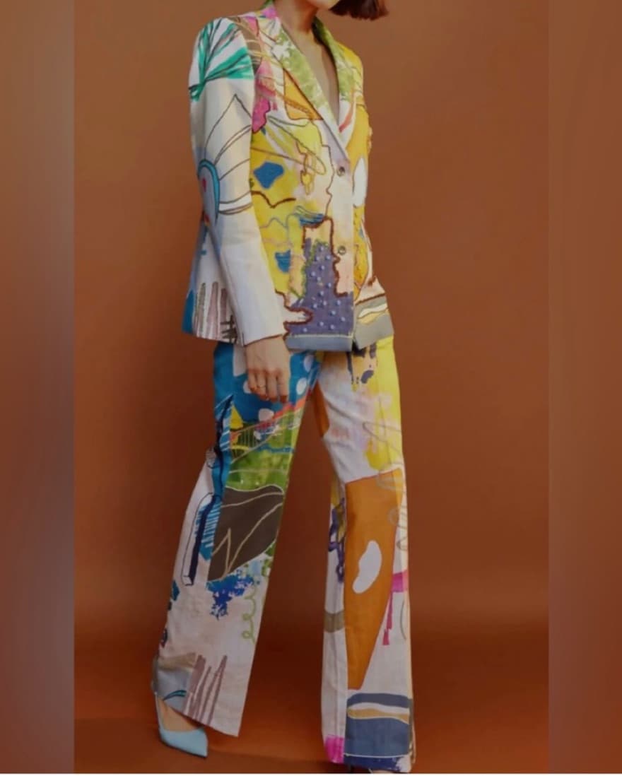 ADVAIT Doodle Suit Blazer - Image 2