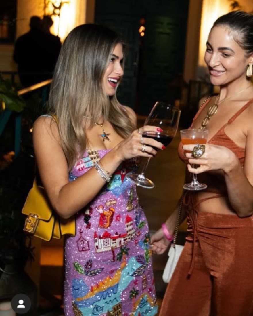 Vibrant Sequined Cocktail Dress - Image 2