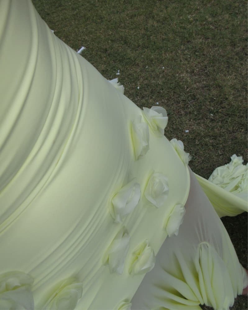 Butter Yellow Gown by DEME - Image 5