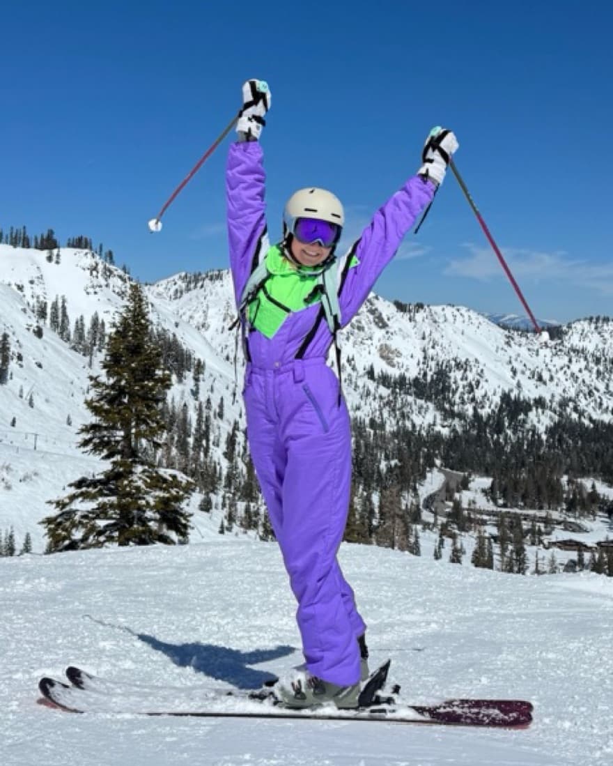 Vintage Ski Onesie - Image 1