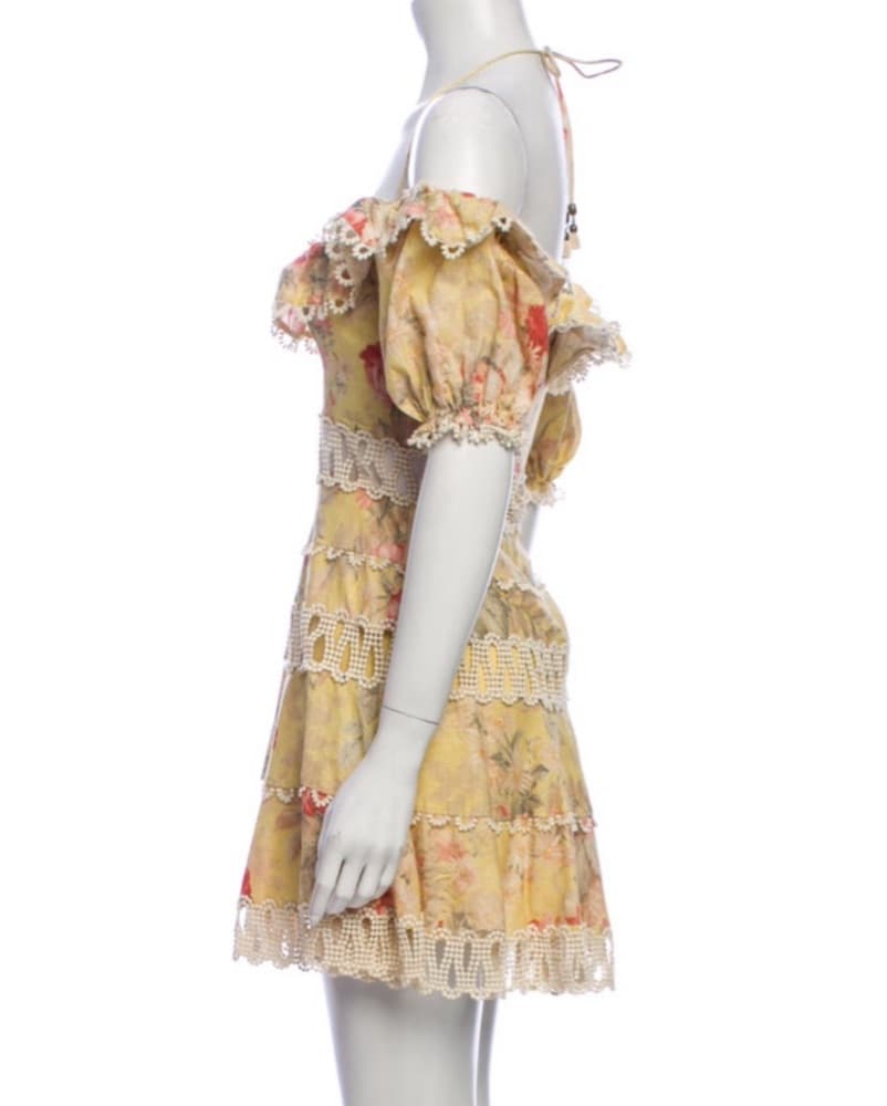 Zimmermann Melody Off Shoulder Dress  - Image 4
