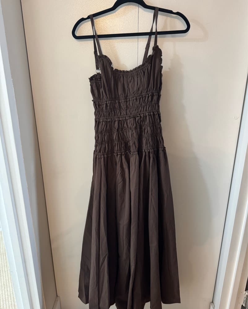 Dissh Toby Dress In Chocolate - Image 3