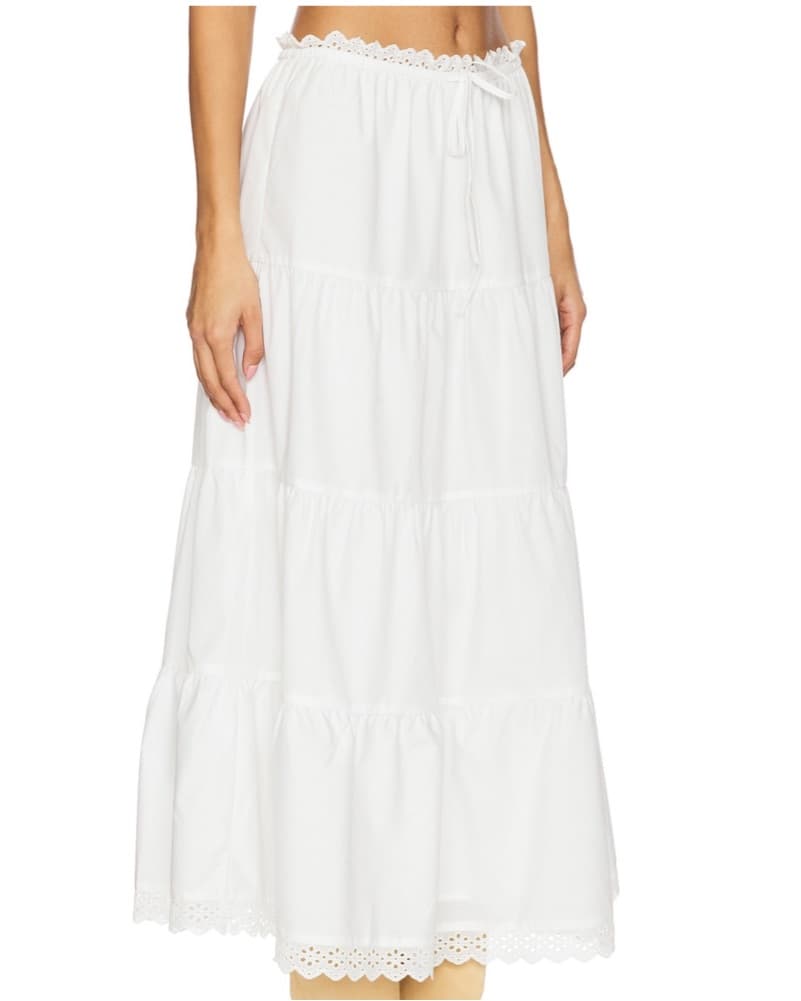 White Maxi Skirt  - Image 2