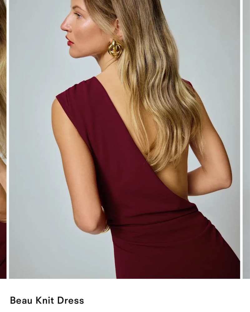 Reformation Backless Dress - Image 2