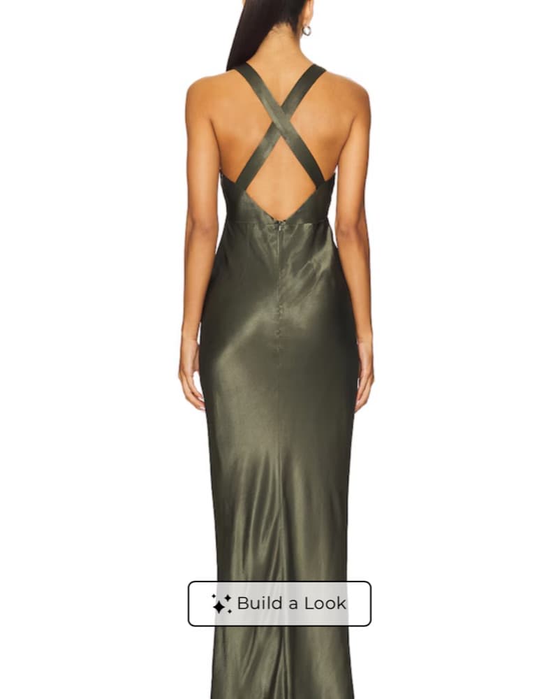 Shona Joy La Lune Maxi Dress In Forest - Image 2