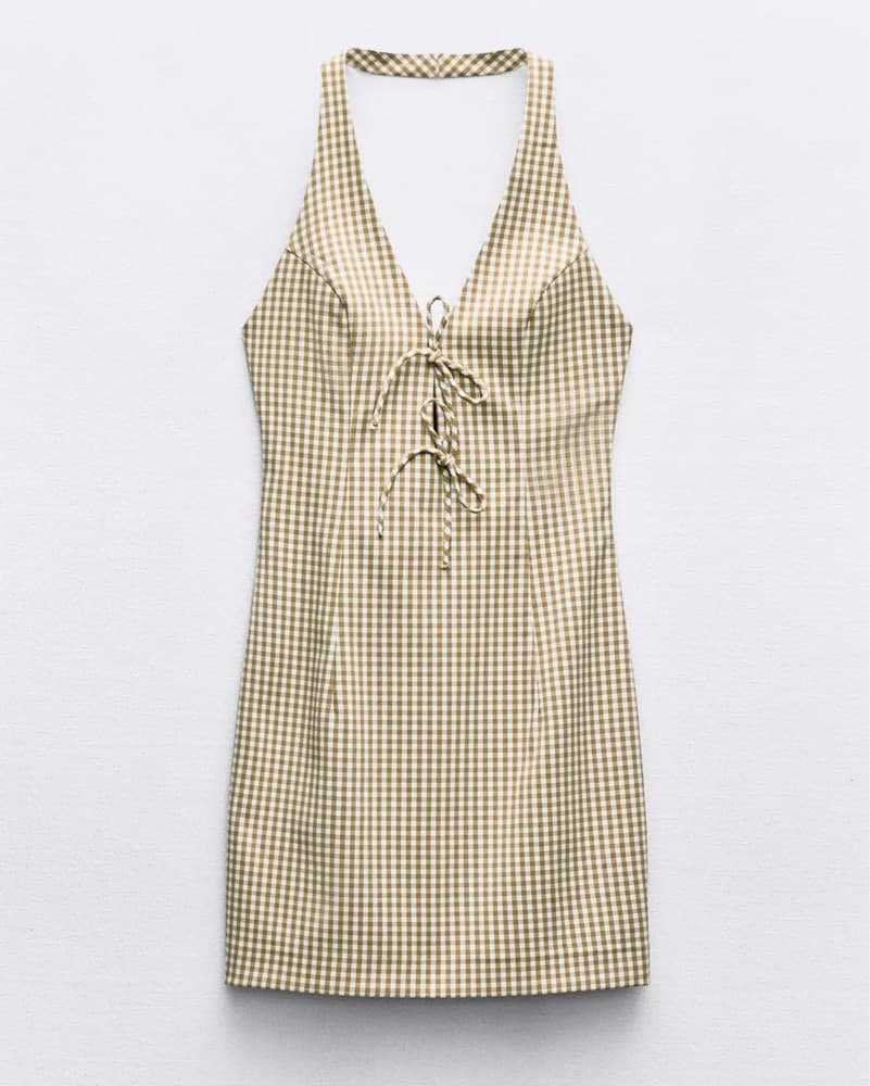 Zara Gingham Dress - Image 1