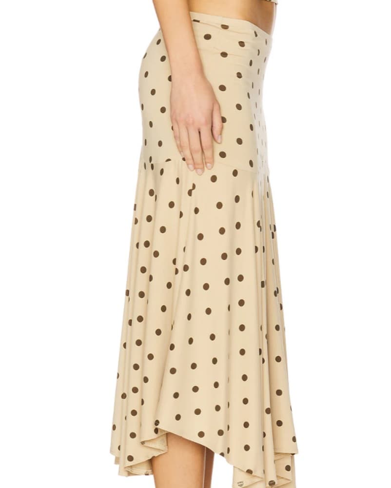 Polka Dot Midi Skirt - Image 5