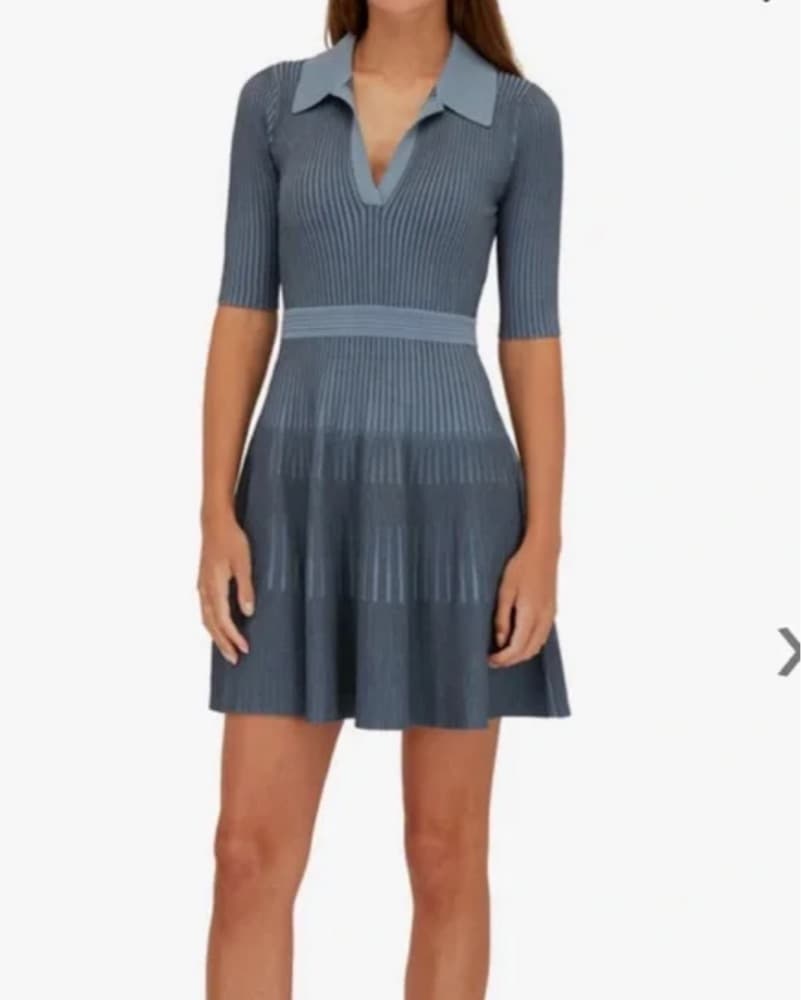 SIMKHAI Patricia Slate Polo Dress - Image 1