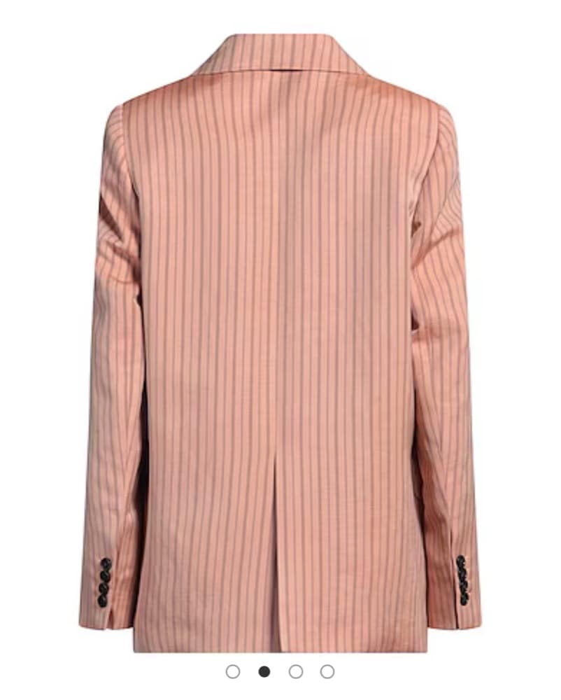 Acne Studios- Pink Stripped Blazer - Image 2