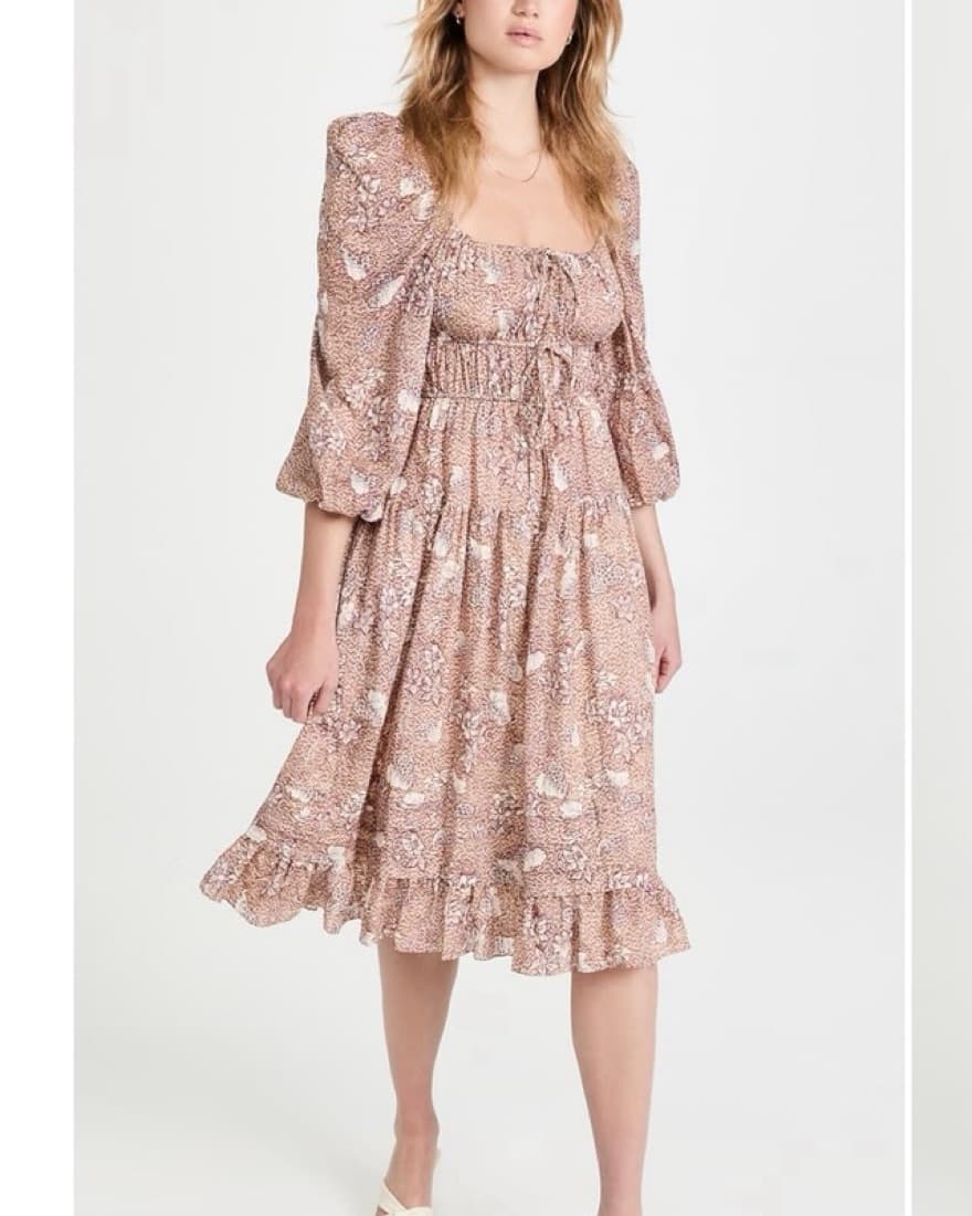 Ulla Johnson Isla Dress Tan Size 2 - Image 1