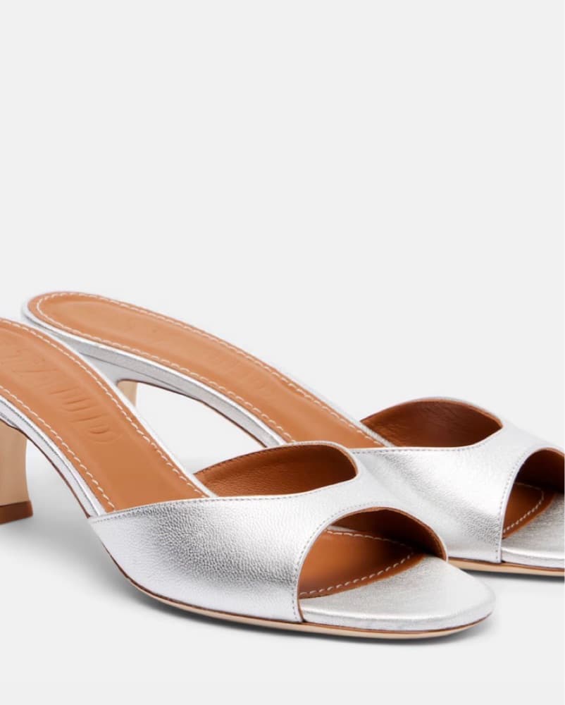 Staud Brigitte Leather Mules  - Image 1