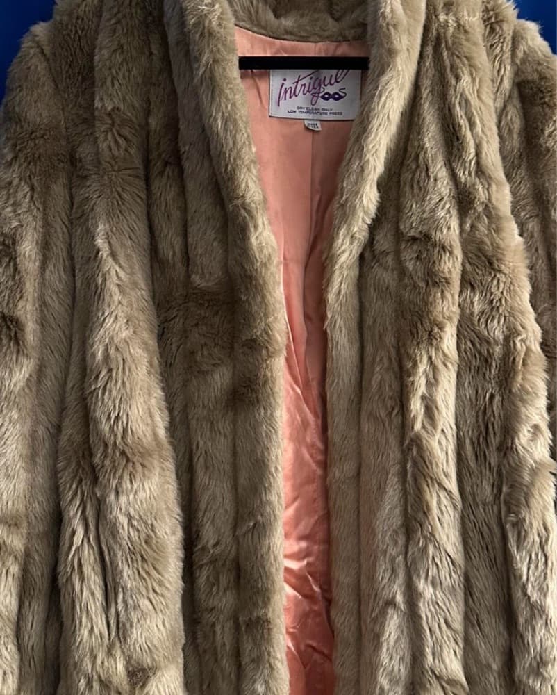 Vintage Faux Fur Coat - Image 5