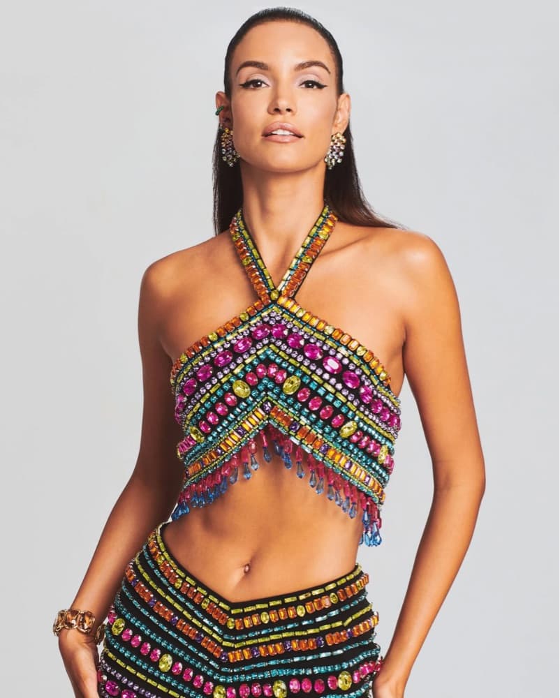 Crystal Embellished Top  - Image 1
