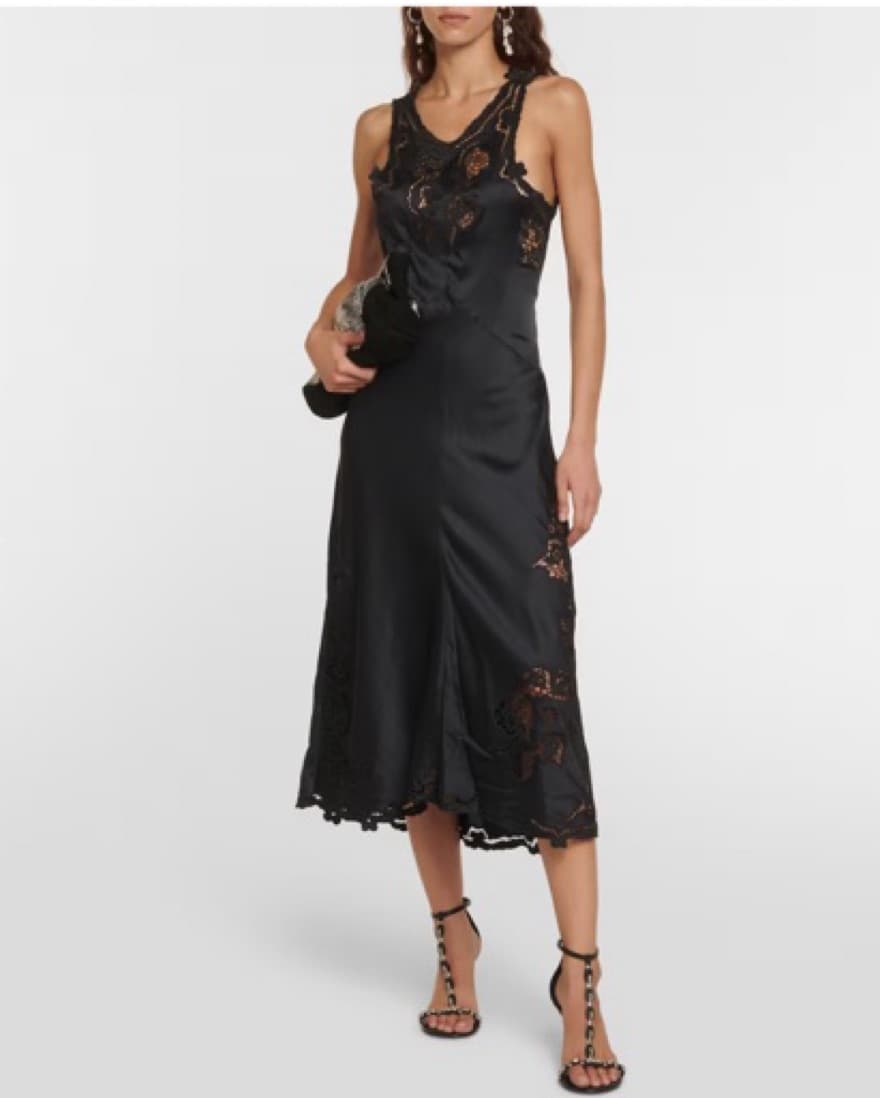 Isabel Marant Black Silk Dress - Image 2