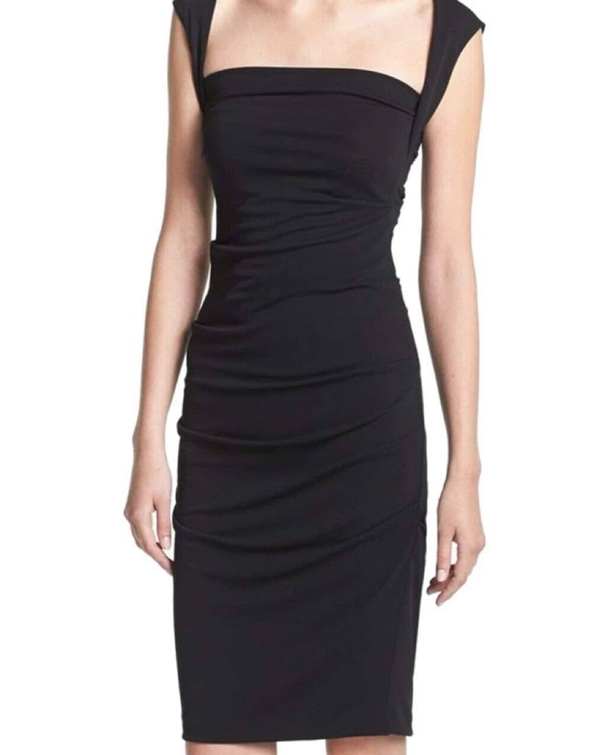 vintage nicole miller tuck dress - Image 2