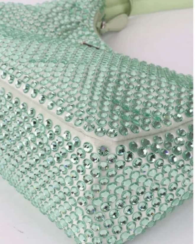 Prada Re Edition 2000s sequined Silk Bag - Image 2
