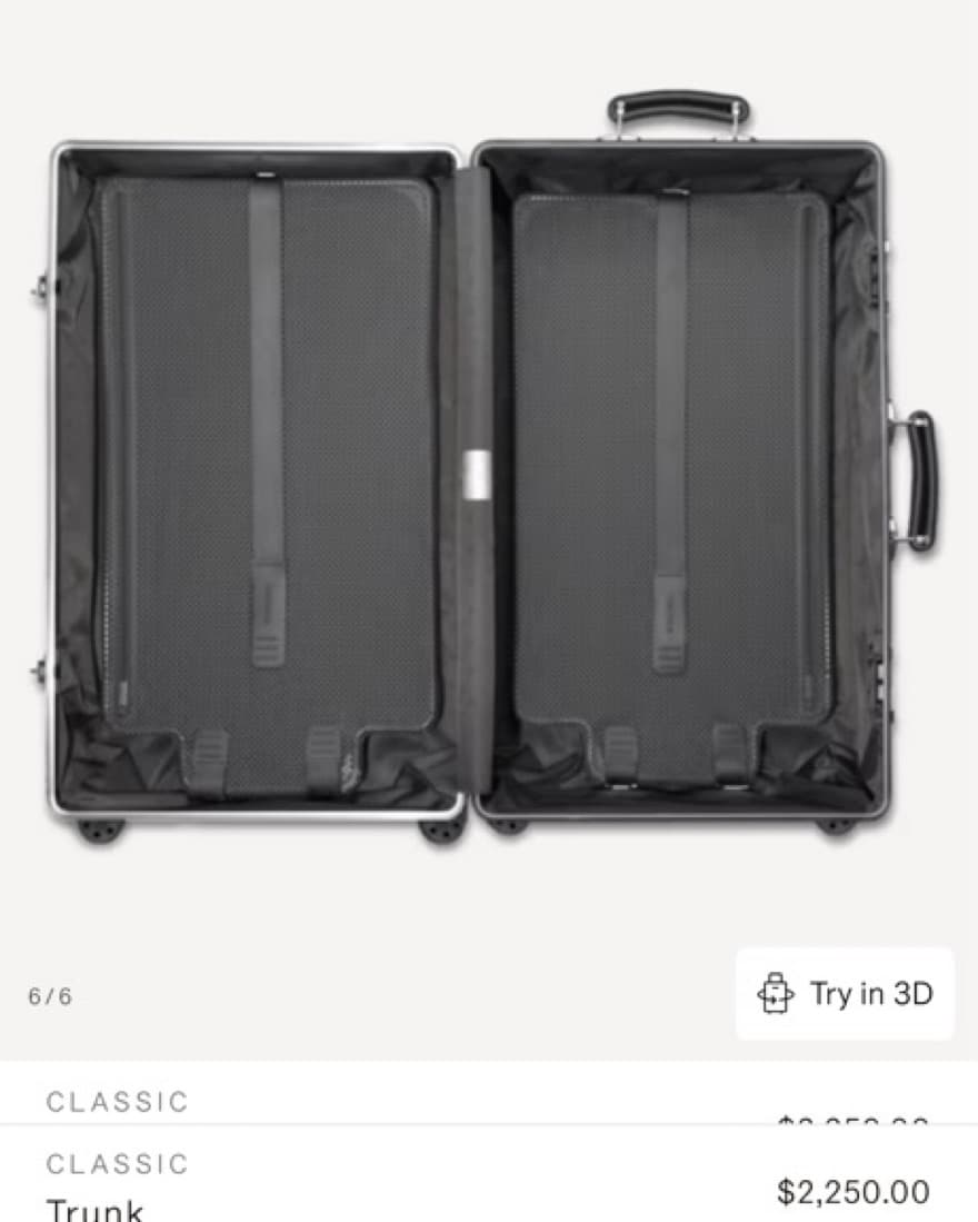 Rimowa Classic Trunk Suitcase - Image 6