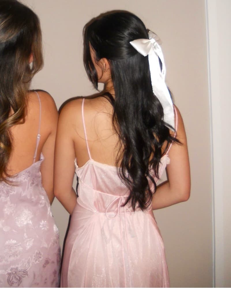Vintage Light Pink Slip Dress - Image 3
