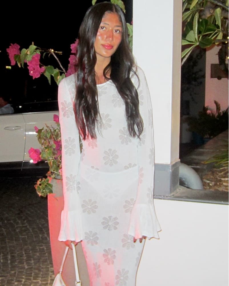 Elegant White Floral Maxi Dress - Image 4